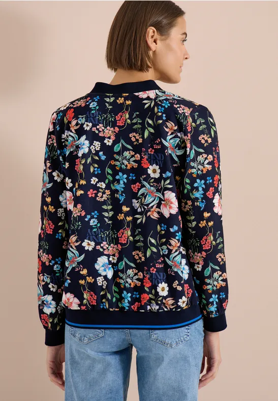 Blouson mit floralem Muster