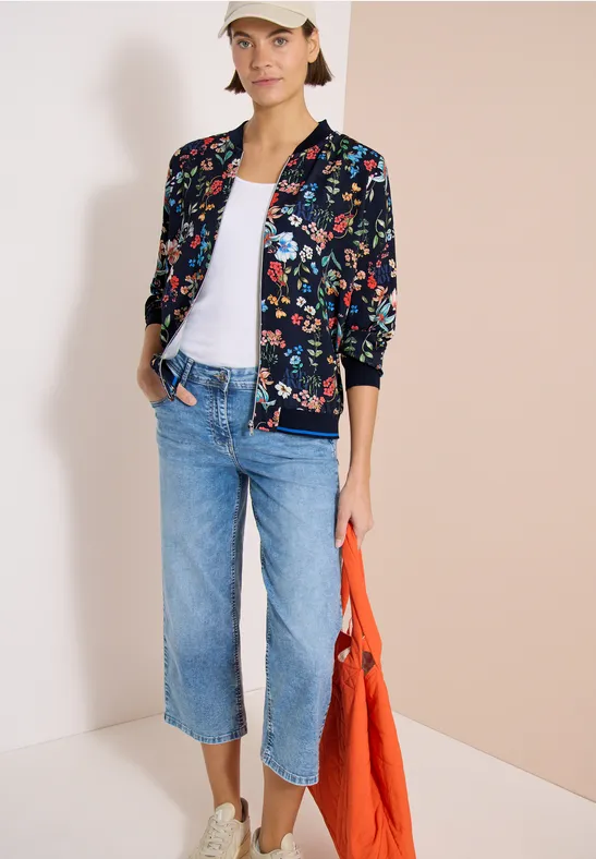 Blouson mit floralem Muster