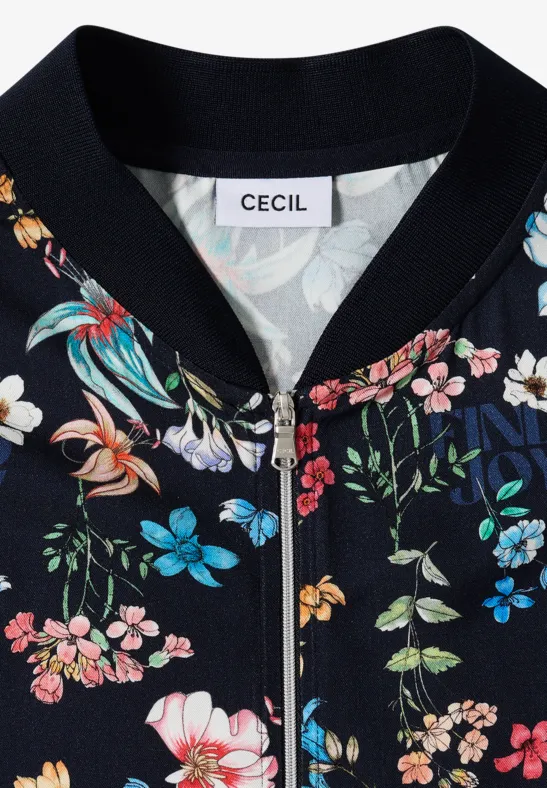 Blouson mit floralem Muster