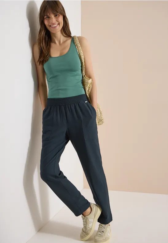 Loose-Fit-Hose mit schmalem Bein