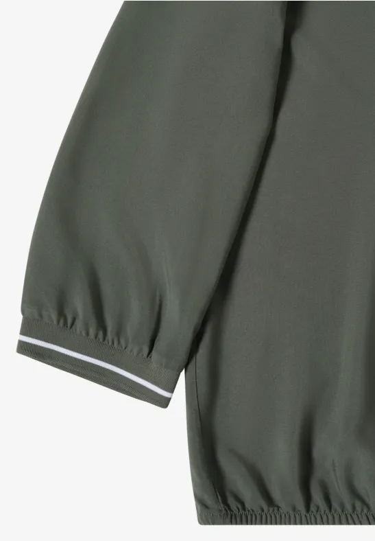 Lässige 3/4-Arm-Bluse mit sportlichem Besatz