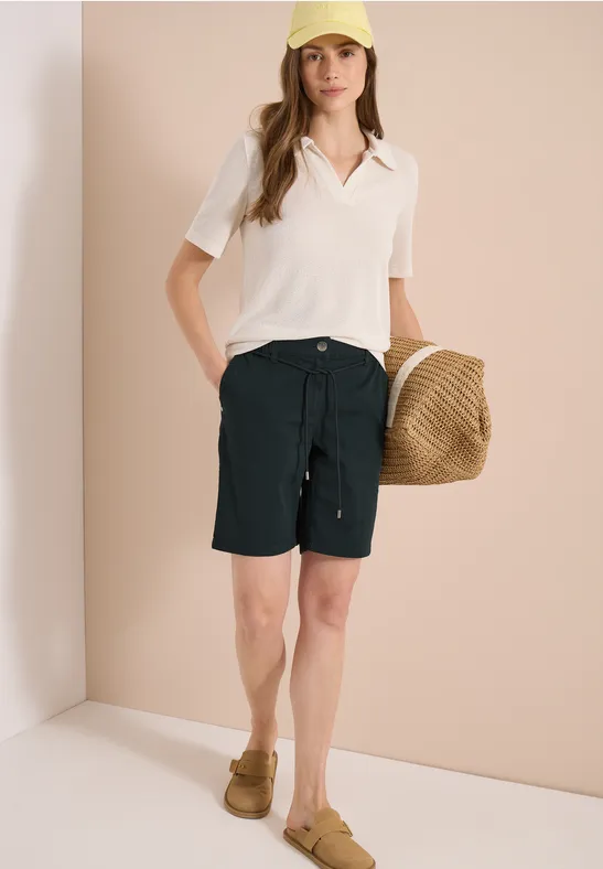 Locker geschnittene Wide Leg Shorts