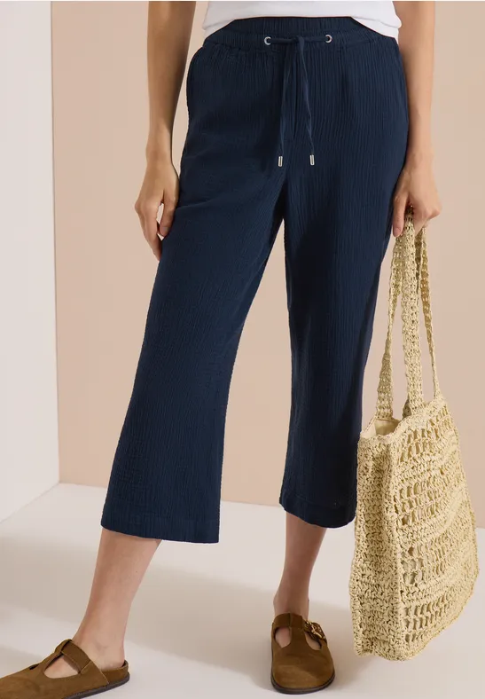 Lockere Musselin-Culotte