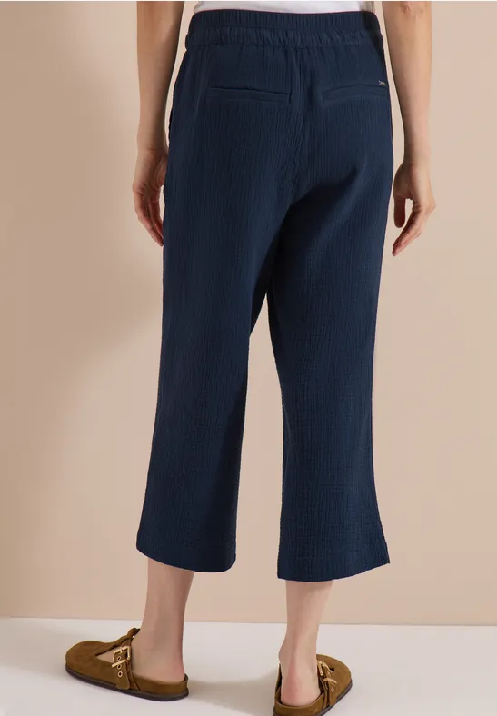 Lockere Musselin-Culotte