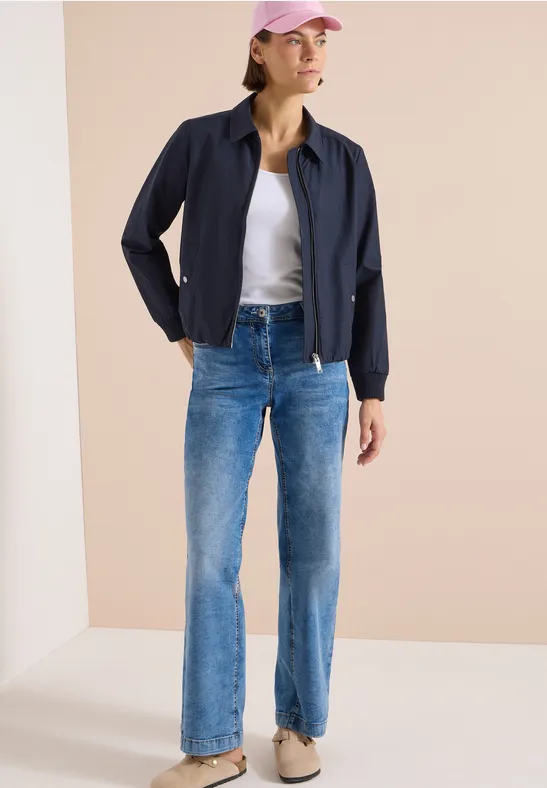 Leichter Blouson mit Hemdblusenkragen