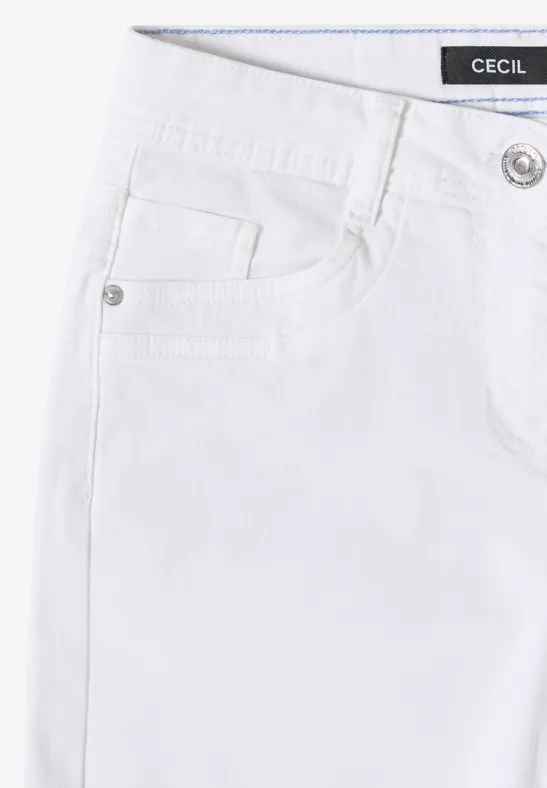 Slim Leg Jeansshorts im Casual Fit