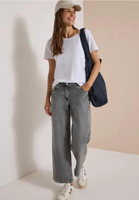 Neele Loose-Fit-Jeans mit weitem Bein