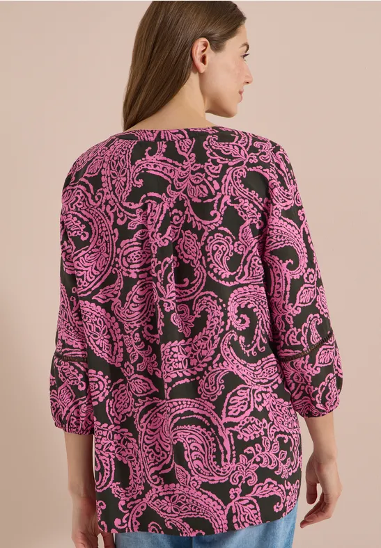 Leichte Tunika mit Paisley-Muster