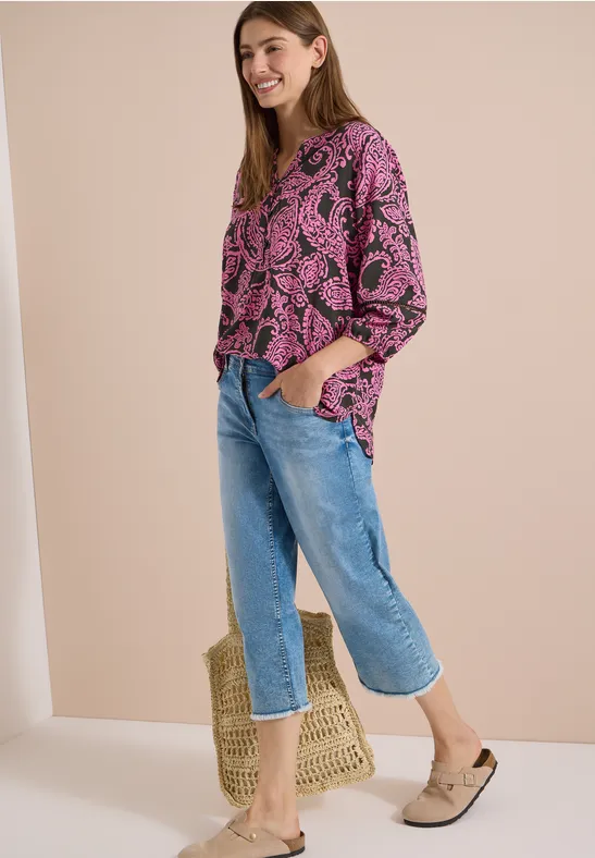 Leichte Tunika mit Paisley-Muster