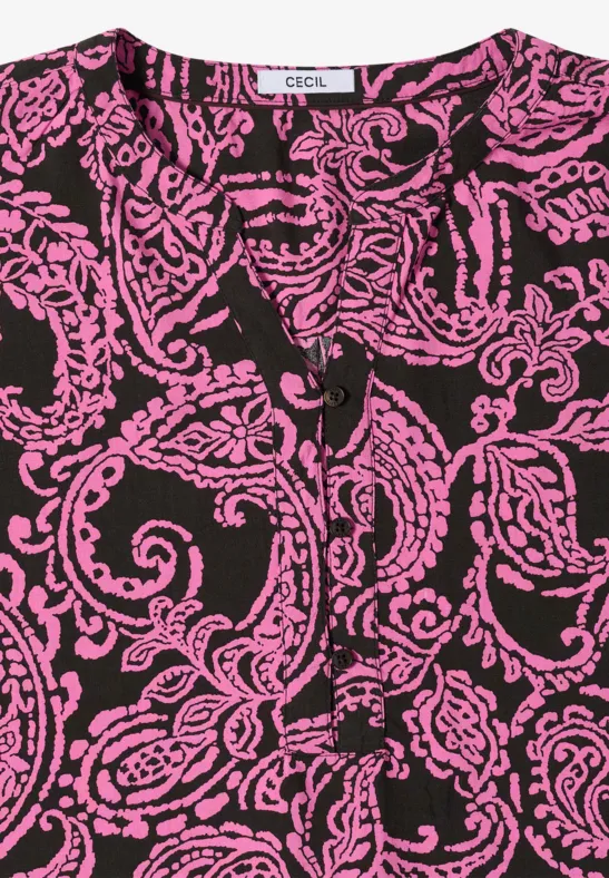 Leichte Tunika mit Paisley-Muster