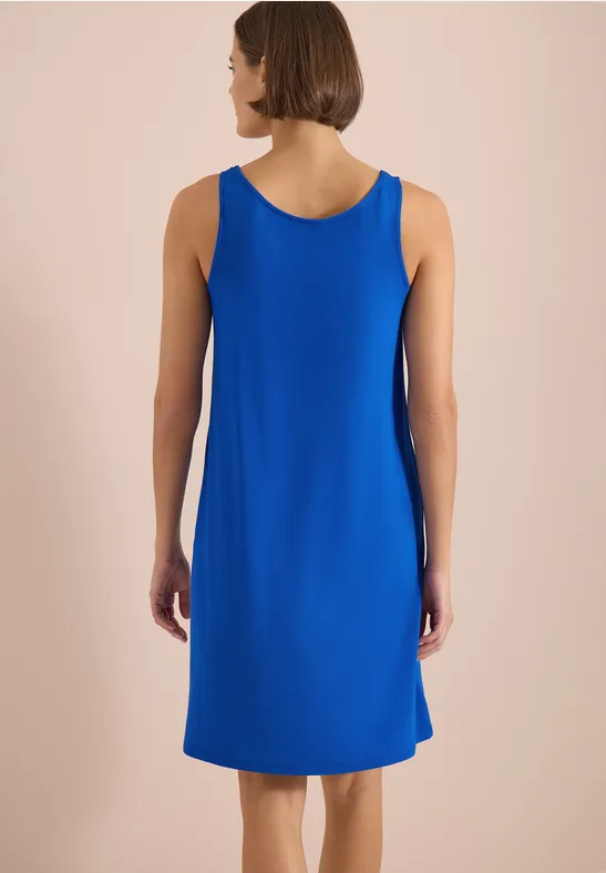 Jersey-Sommerkleid mit Knotendetail