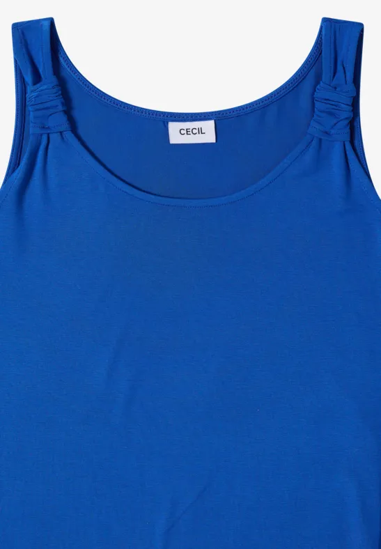 Jersey-Sommerkleid mit Knotendetail