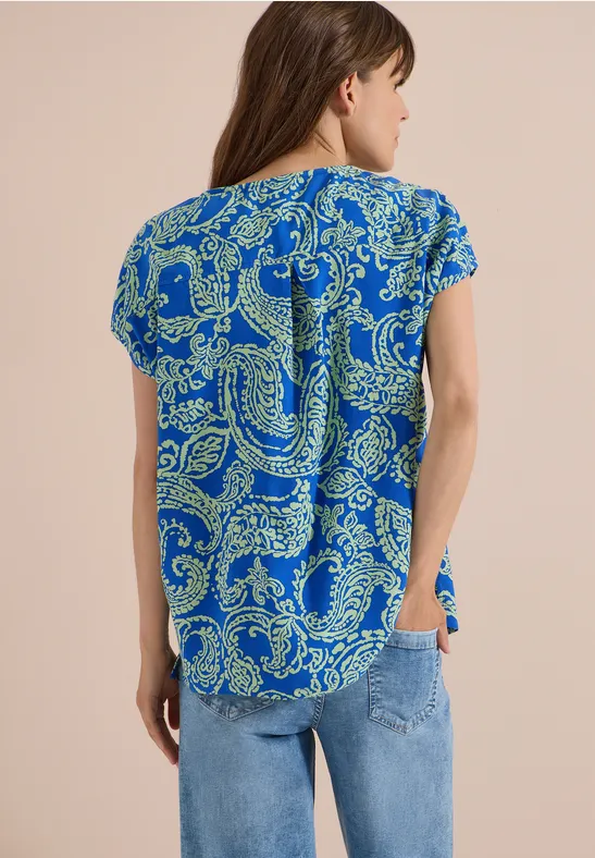 Blusenshirt mit Paisley-Print