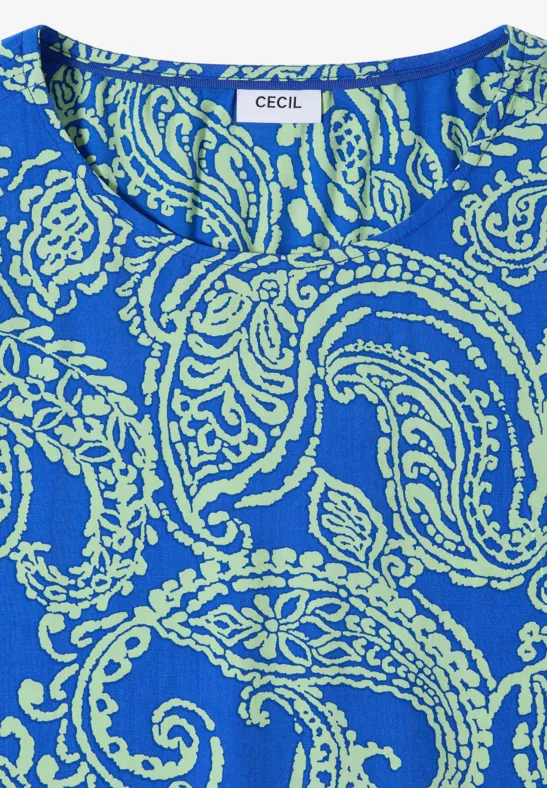 Blusenshirt mit Paisley-Print