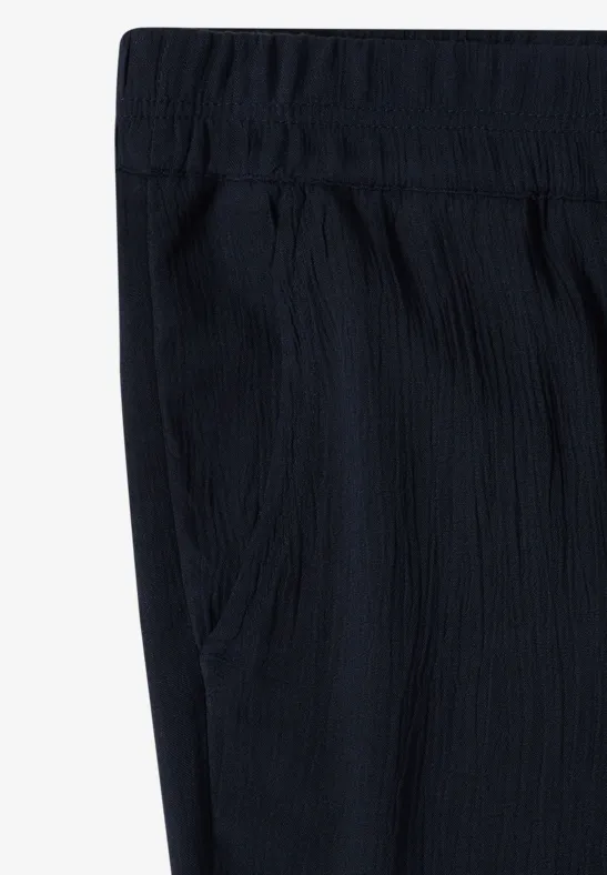 Leichte strukturierte Tapered-Hose