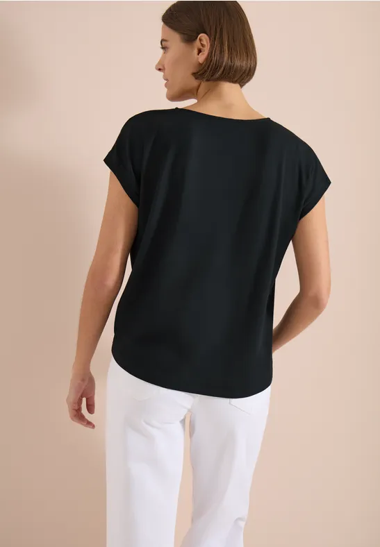 Blusenshirt mit Knotendetail