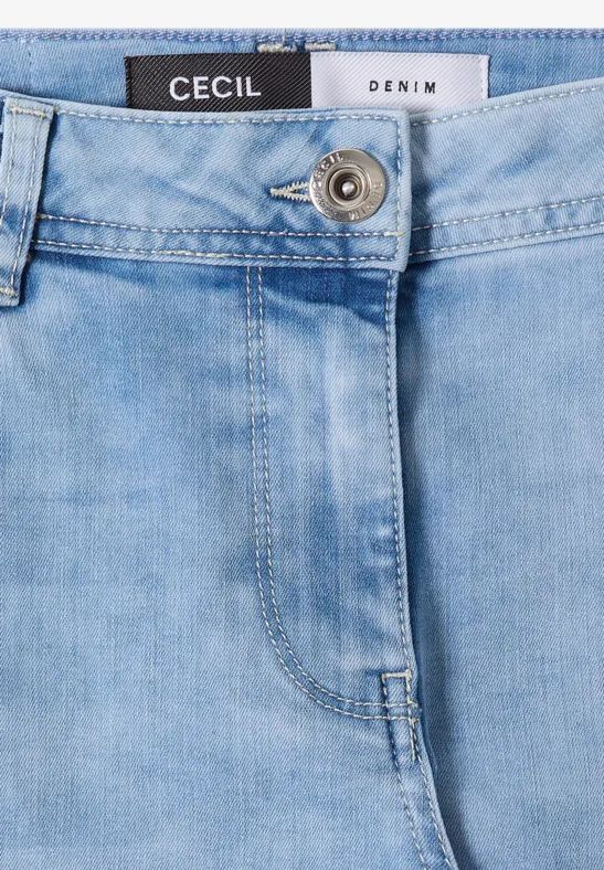 High-Waist 7/8-Jeans im Loose-Fit