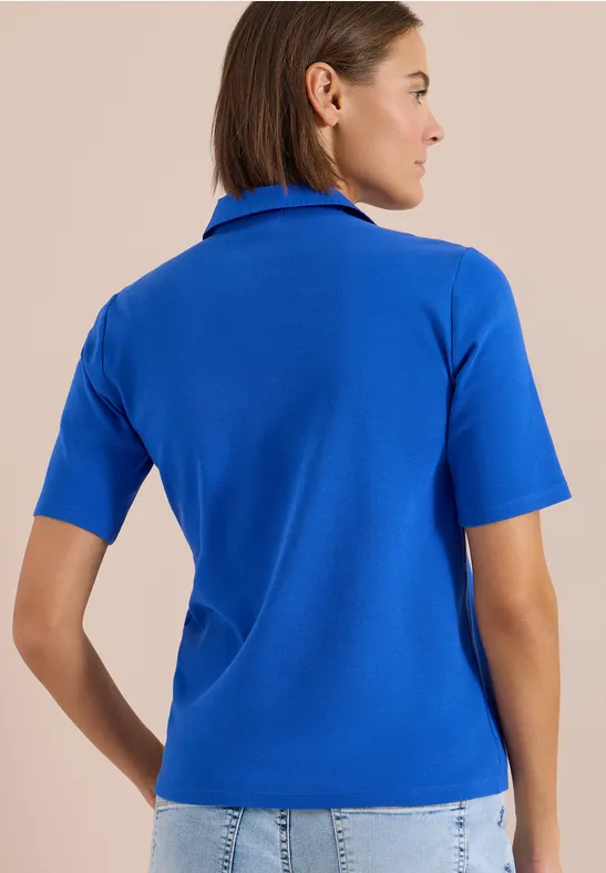 Klassisches Baumwoll-Poloshirt