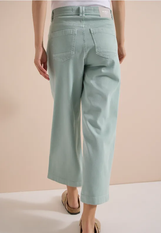 High-Waist Jeans mit weitem Bein