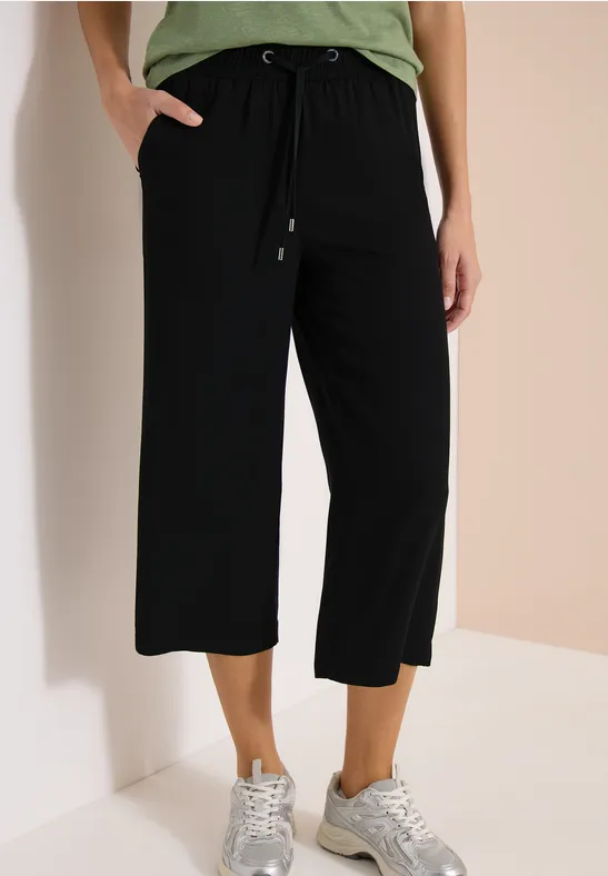 Culotte mit weitem Bein