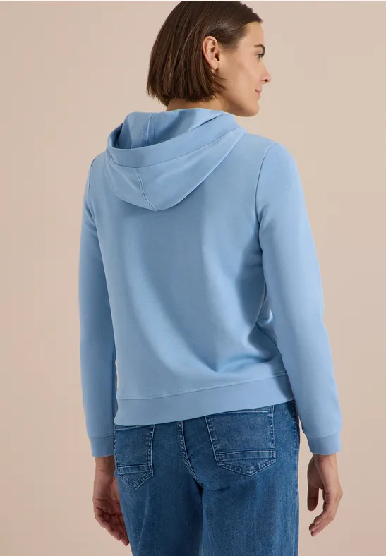 Sportlicher Kapuzenpullover mit Wording-Artwork