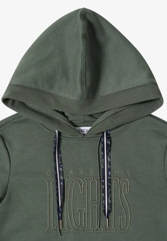 Lässiges Kapuzensweatshirt mit Grafik