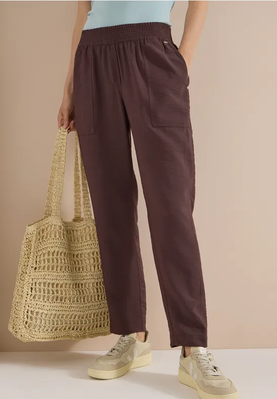 Slim Leg Hose im Loose Fit