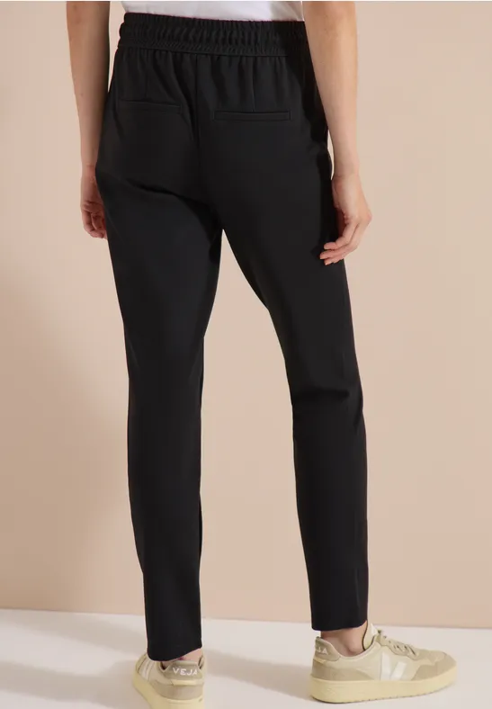 Lässige Slim-Fit Hose mit Tunnelzug