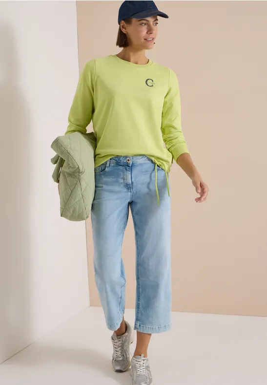 Sweatshirt mit Tunnelzug am Saum