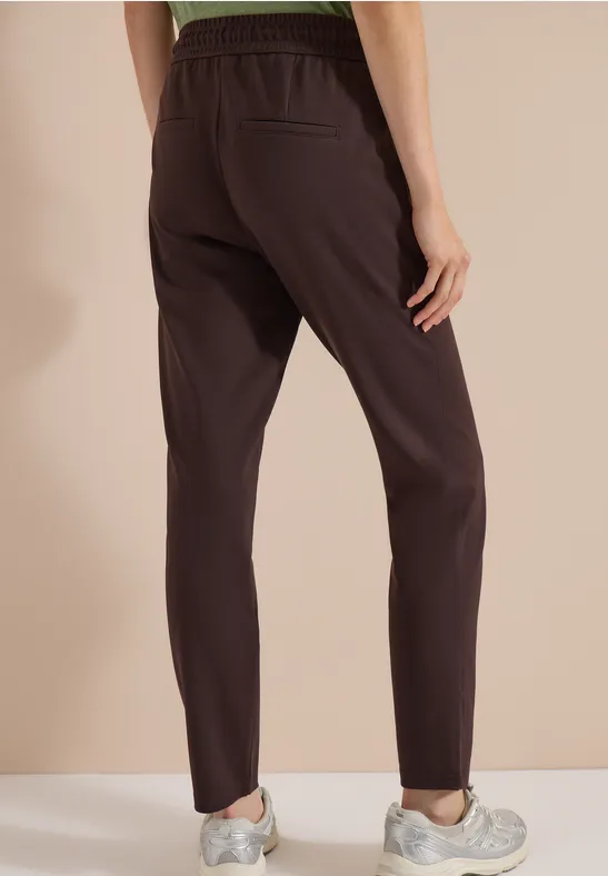 Legere Jerseyhose mit Tunnelzug