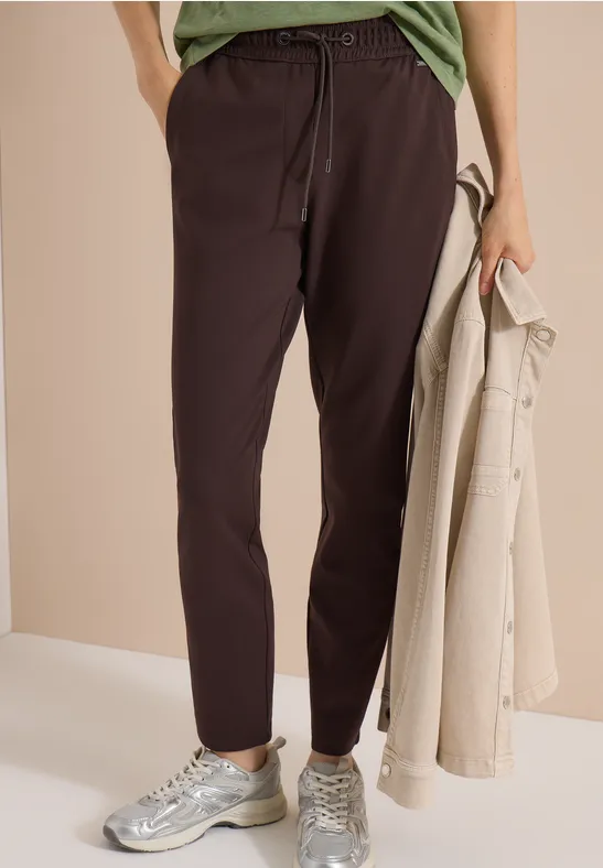 Legere Jerseyhose mit Tunnelzug