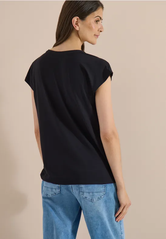 T-Shirt mit Schulter-Cut-outs