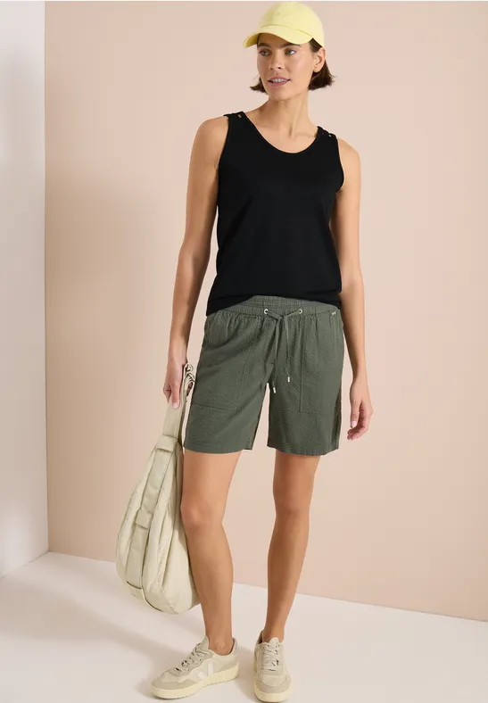 Tanktop mit geflochtenen Trägern