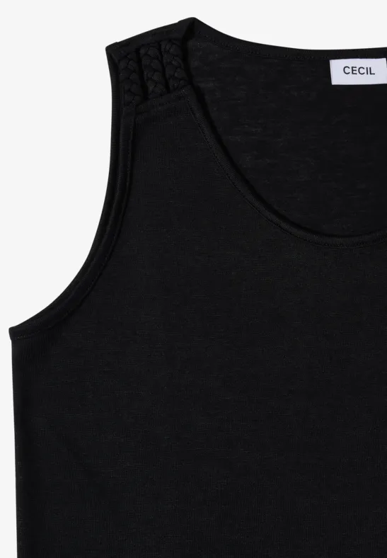Tanktop mit geflochtenen Trägern