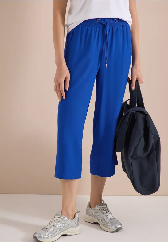 Weit geschnittene Loose-Fit-Culotte