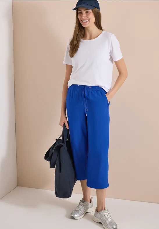 Weit geschnittene Loose-Fit-Culotte