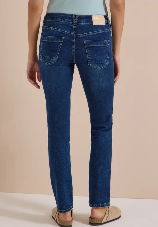 Lässiges Denim mit geradem Bein