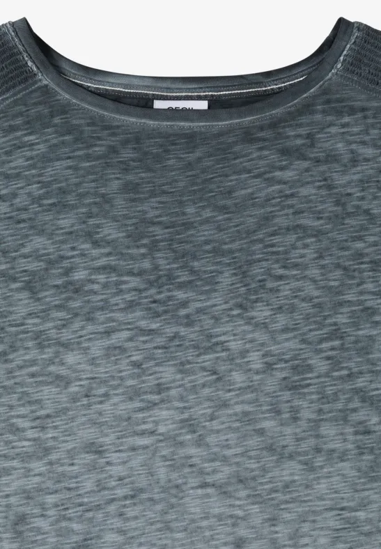 T-Shirt mit U-Boot-Ausschnitt