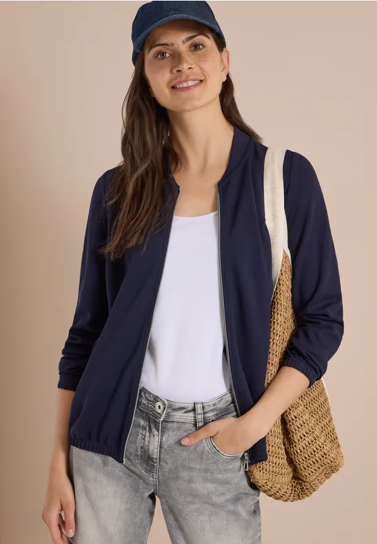 Sportlicher leichter Blouson mit Reißverschluss