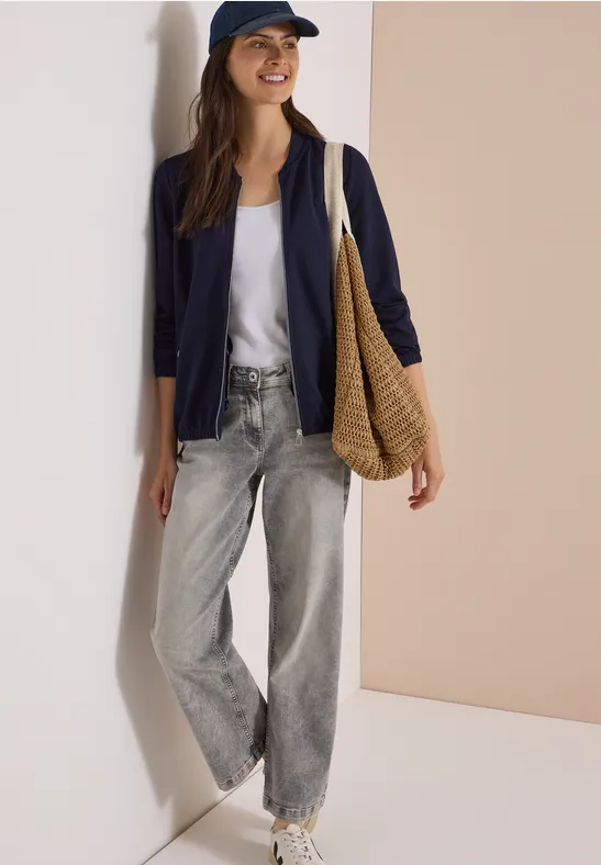 Sportlicher leichter Blouson mit Reißverschluss