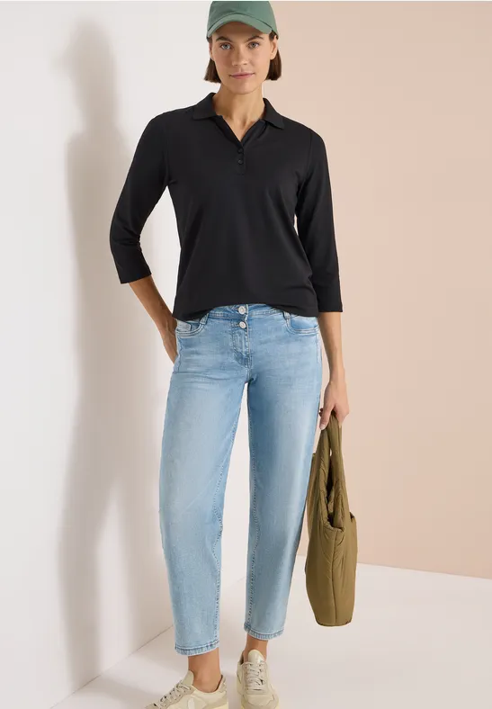 3/4-Arm Piqué-Poloshirt