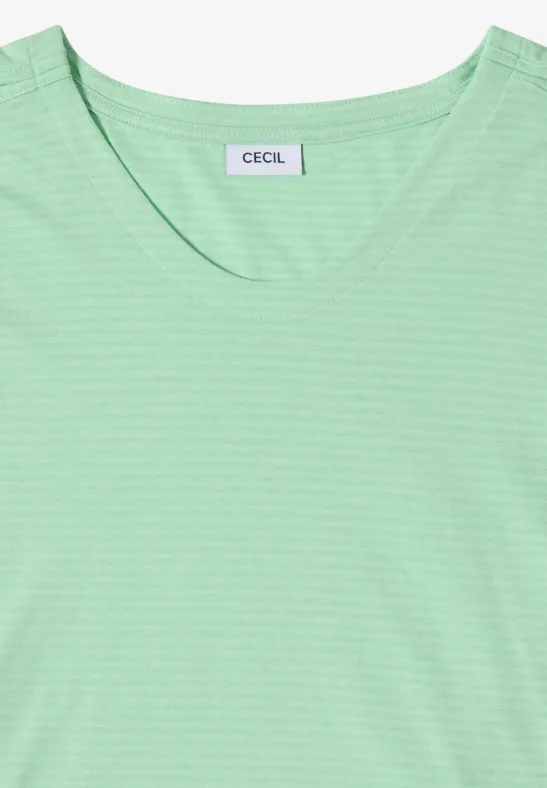 Gestreiftes Shirt mit Tunnelzug