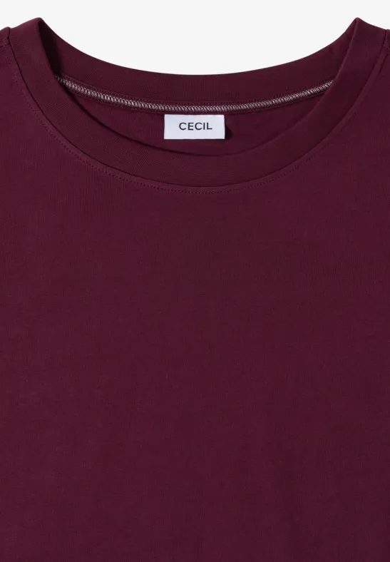 Bequemes T-Shirt-Kleid aus Baumwolljersey