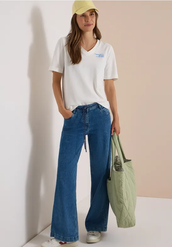 High Waist Jeans im Loose Fit