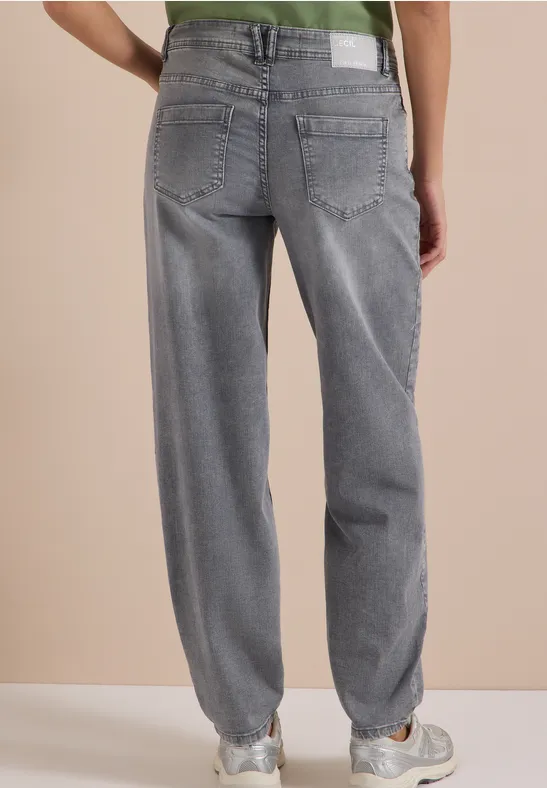 High Waist Barrel Leg Jeans