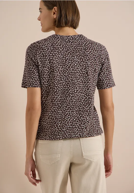 Tunic-Shirt mit grafischem Muster