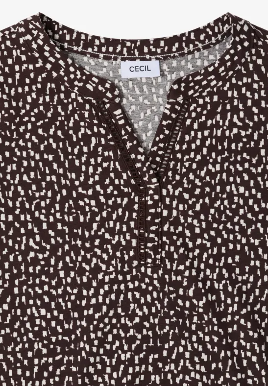 Tunic-Shirt mit grafischem Muster