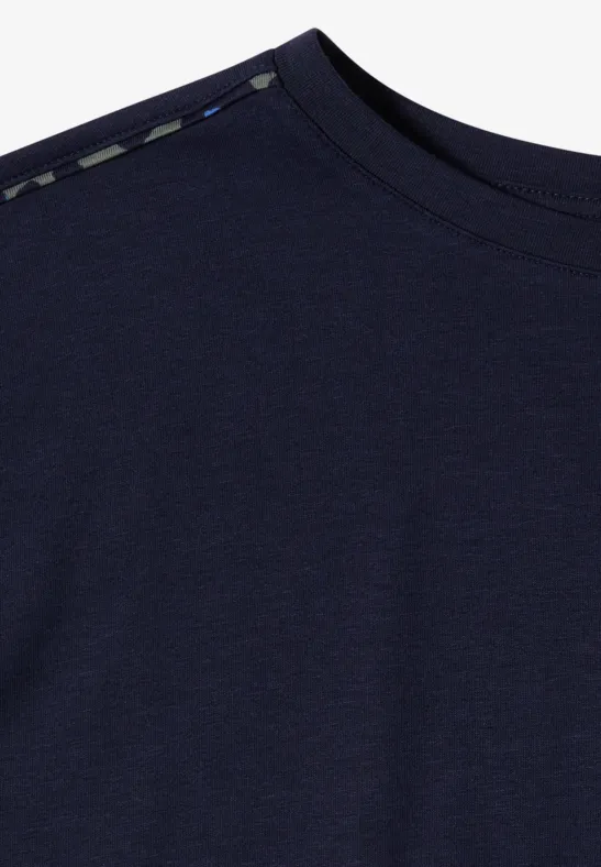 Batwing-Shirt mit Leo-Paspeln