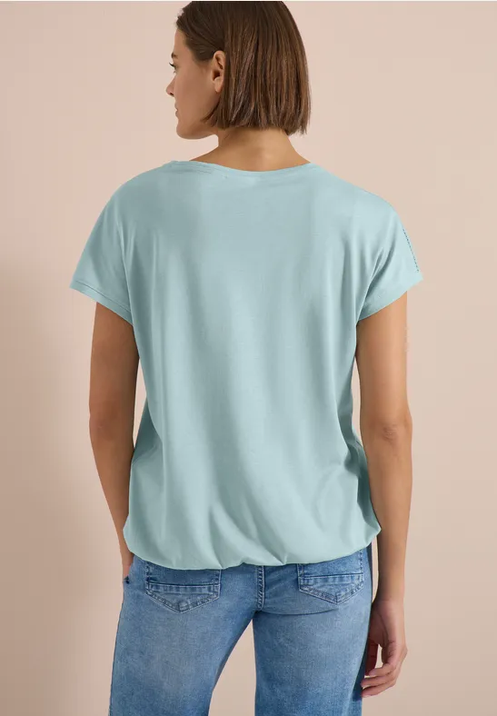 Weiches Jerseyshirt mit Spitze