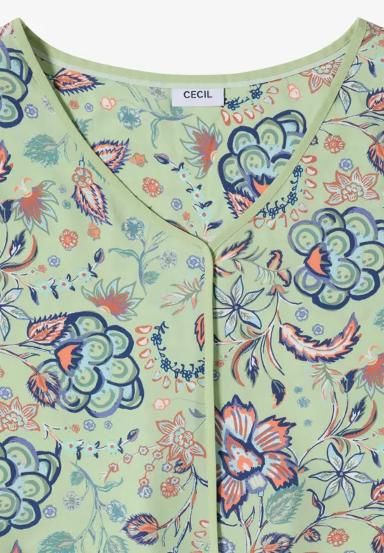 Florales V-Neck Blusentop
